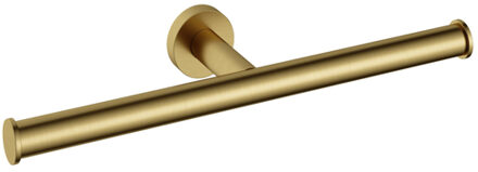 Hotbath &MORE Toiletrolhouder dubbel BBP Geborsteld messing PVD BAA05BBP Messing geborsteld (goud)