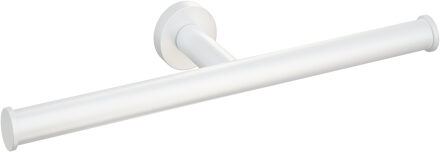 Hotbath &MORE Toiletrolhouder dubbel WH Mat Wit (BAA05WH)