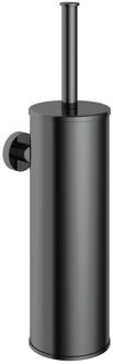 Hotbath &MORE WC-borstelgarnituur PBP Gepolijst zwart PVD BAA11PBP Zwart gepolijst