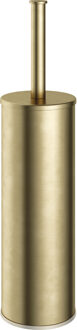 Hotbath &MORE WC-borstelgarnituur Vrijstaand BB - Living Colours vormen een Poetsbaar patina Geborsteld Messing (BAA12BB) Goud