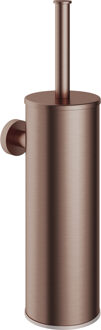 Hotbath &MORE WC-borstelgarnituur Wandmodel BCP Geborsteld Koper PVD (BAA11BCP)