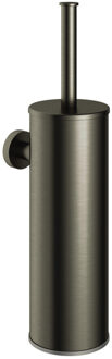 Hotbath &MORE WC-borstelgarnituur Wandmodel BGP Geborsteld gunmetal PVD BAA11BGP Gunmetal geborsteld (antraciet)