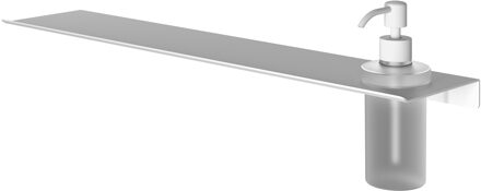 Hotbath &More Zeepdispenser glass voor Planchet serie Mat wit