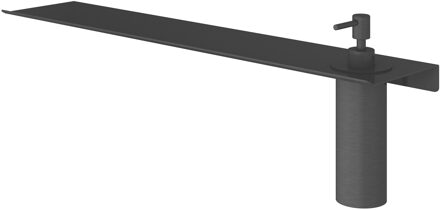 Hotbath &More Zeepdispenser voor Planchet serie Geborsteld zwart PVD