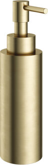 Hotbath &MORE Zeepdispenser Vrijstaand BB - Living Colours vormen een Poetsbaar patina Geborsteld Messing (BAA10BB) Goud