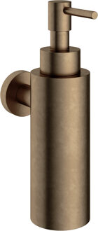 Hotbath &MORE Zeepdispenser Wandmodel AB - Living Colours vormen een natuurlijk patina Verouderd Messing (BAA09AB) Goud