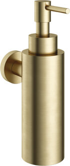 Hotbath &MORE Zeepdispenser Wandmodel BB - Living Colours vormen een Poetsbaar patina Geborsteld Messing (BAA09BB) Goud