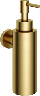 Hotbath &MORE Zeepdispenser Wandmodel BBP Geborsteld Messing PVD (BAA09BBP) Goud