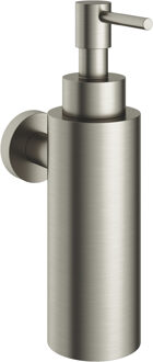 Hotbath &MORE Zeepdispenser Wandmodel GN Geborsteld nikkel BAA09GN Nikkel geborsteld (RVS)
