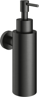 Hotbath &MORE Zeepdispenser wandmodel MBP Geborsteld Zwart PVD (BAA09MBP)