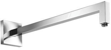 Hotbath Muuruitloop Hotbath Mate 50 cm Verzwaard Vierkant Geborsteld Nikkel