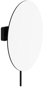 Hotbath NIET MEER LEVERBAAR Vergrotingsspiegel Gal Wandmontage 20 cm Mat Zwart