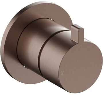 Hotbath Omstelkraan afbouwdeel Hotbath Ace Inbouw 2-weg Geborsteld Koper PVD