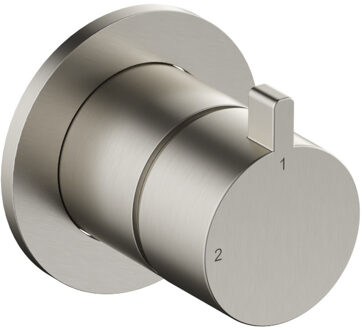 Hotbath Omstelkraan afbouwdeel Hotbath Ace Inbouw 2-weg Geborsteld Nikkel