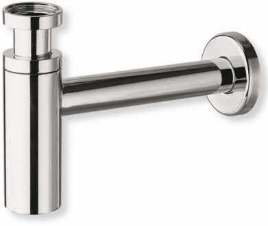 Hotbath Pal wastafelsifon rond, chroom