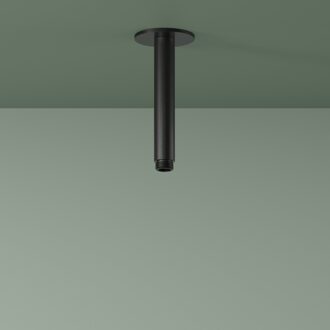 Hotbath Plafondbuis Ace 15 cm Geborsteld Zwart PVD