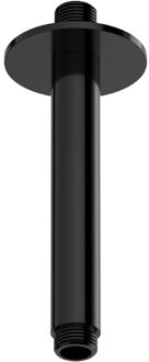 Hotbath Plafondbuis Ace 15 cm Gepolijst Zwart PVD