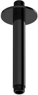 Hotbath Plafondbuis Ace 15 cm Gepolijst Zwart PVD