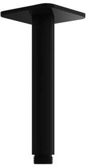 Hotbath Plafondbuis Gal 15 cm Vierkant Mat Zwart