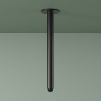 Hotbath Plafondbuis Hotbath Ace 30 cm Geborsteld Zwart PVD