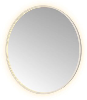 Hotbath Spiegel Hotbath &MORE 100x100 cm LED-Verlichting Spiegelverwarming Rond RVS