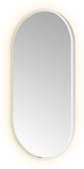 Hotbath Spiegel Hotbath &MORE 100x50 cm LED-Verlichting Spiegelverwarming Ovaal Mat Wit