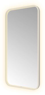 Hotbath Spiegel Hotbath &MORE 100x50 cm LED-Verlichting Spiegelverwarming Rechthoek RVS