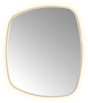 Hotbath Spiegel Hotbath &MORE 120x120 cm LED-Verlichting Spiegelverwarming Deens Ovaal RVS
