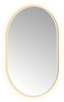 Hotbath Spiegel Hotbath &MORE 120x80 cm LED-Verlichting Spiegelverwarming Ovaal RVS