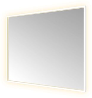 Hotbath Spiegel Hotbath &MORE 80x100 cm LED-Verlichting Spiegelverwarming Rechthoek Mat Wit