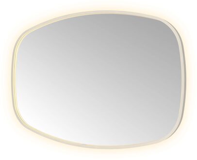 Hotbath Spiegel Hotbath &MORE 80x120 cm LED-Verlichting Spiegelverwarming Deens Ovaal RVS