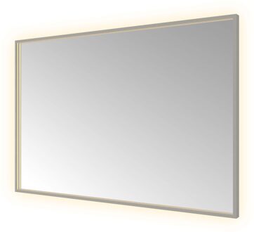 Hotbath Spiegel Hotbath &MORE 80x120 cm LED-Verlichting Spiegelverwarming Rechthoek Geborsteld Gunmetal