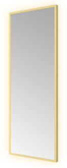 Hotbath Spiegel Hotbath &MORE 80x30 cm LED-Verlichting Rechthoek Geborsteld Messing PVD