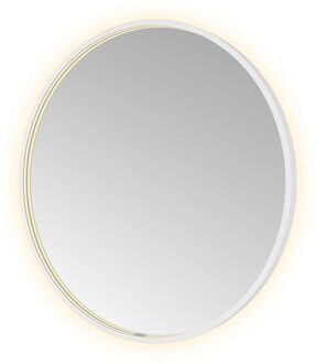 Hotbath Spiegel Hotbath &MORE 80x80 cm LED-Verlichting Spiegelverwarming Rond Mat Wit