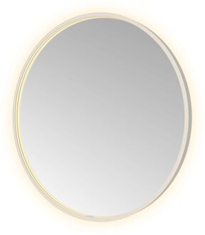 Hotbath Spiegel Hotbath &MORE 80x80 cm LED-Verlichting Spiegelverwarming Rond RVS
