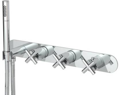 Hotbath Thermostaat Badkraan Hotbath Chap Inbouw 2-stop Zonder Uitloop Chroom