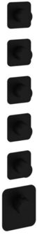 Hotbath Thermostaat Hotbath Gal High Flow met 5 Stopkranen Mat Zwart