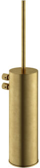 Hotbath Toiletborstel Met Houder Archie Wandmodel Geborsteld Messing PVD