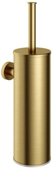 Hotbath Toiletborstelhouder Cobber X Wandmodel Geborsteld Messing PVD