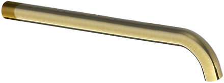 Hotbath Uitloop Hotbath Cobber 30 cm Geborsteld Messing PVD (toepasbaar op CB005(T) en CB006(T)