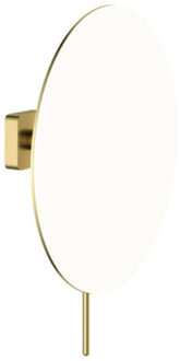 Hotbath Vergrotingsspiegel Gal Wandmontage 20 cm Geborsteld Messing PVD