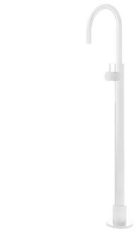 Hotbath Vrijstaande Wastafelmengkraan Hotbath Cobber 1-hendel Gebogen 121 cm Mat Wit