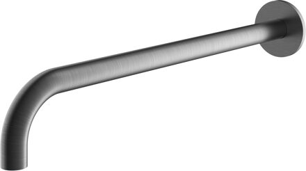 Hotbath Wandarm Archie 40 cm Geborsteld Gunmetal PVD