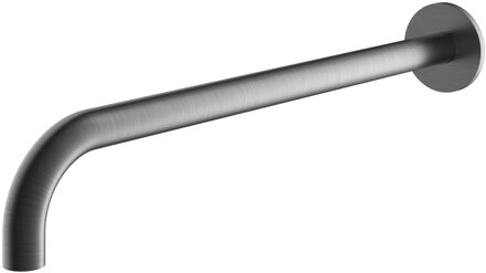 Hotbath Wandarm Hotbath Archie 40 CM Geborsteld Gunmetal PVD