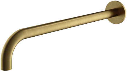 Hotbath Wandarm Hotbath Archie 40 CM Geborsteld Messing PVD