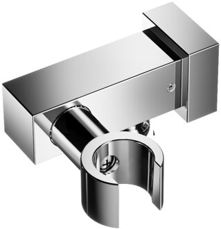 Hotbath Wandsteun Hotbath Mate Verstelbaar Met Uitlaat Vierkant Chroom