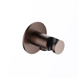 Hotbath Wandsteun Met uitlaat Hotbath Ace Geborsteld Koper PVD