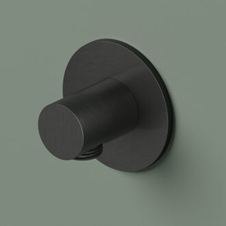 Hotbath Wanduitlaat Hotbath Ace Geborsteld Zwart PVD