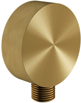 Hotbath Wanduitlaat Hotbath Archie Geborsteld Messing PVD