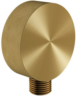 Hotbath Wanduitlaat Hotbath Archie Geborsteld Messing PVD